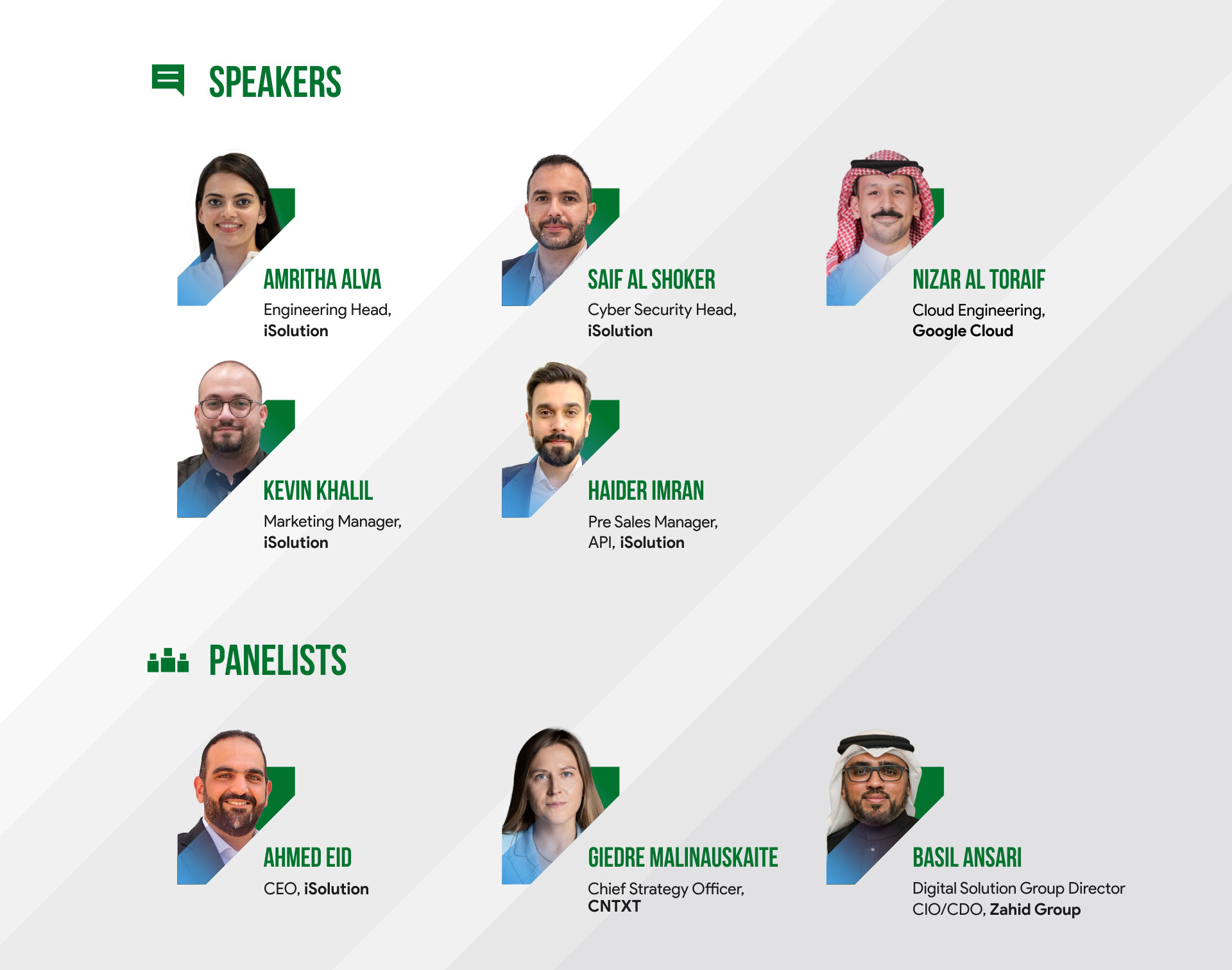 3x3 Roadshow Jeddah - Speakers and Panelists